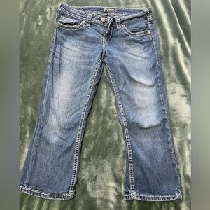 Silver Aiko capri sz 29